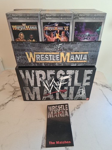 Wwf wrestlemania vhs box - wrestlemania,